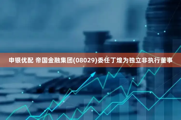申银优配 帝国金融集团(08029)委任丁煌为独立非执行董事